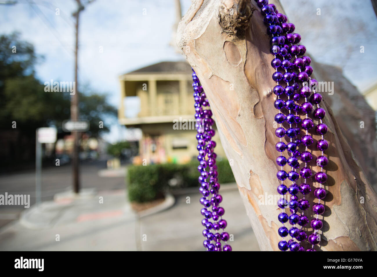 Beads, Garden District, New Orleans, Louisiana, USA Stock Photo Alamy