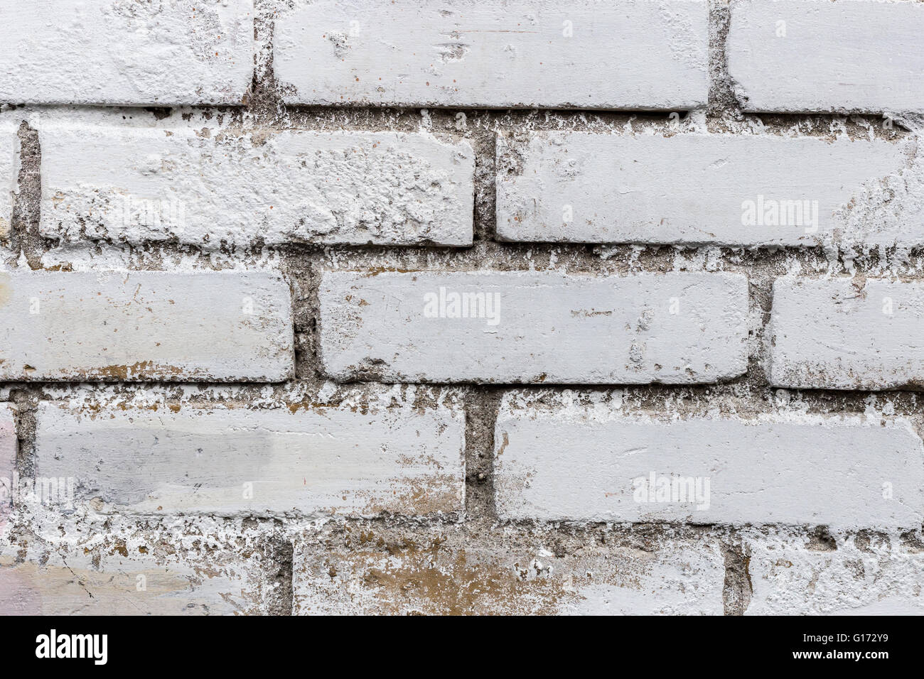 Background texture of a old white brick wall Stock Photo - Alamy