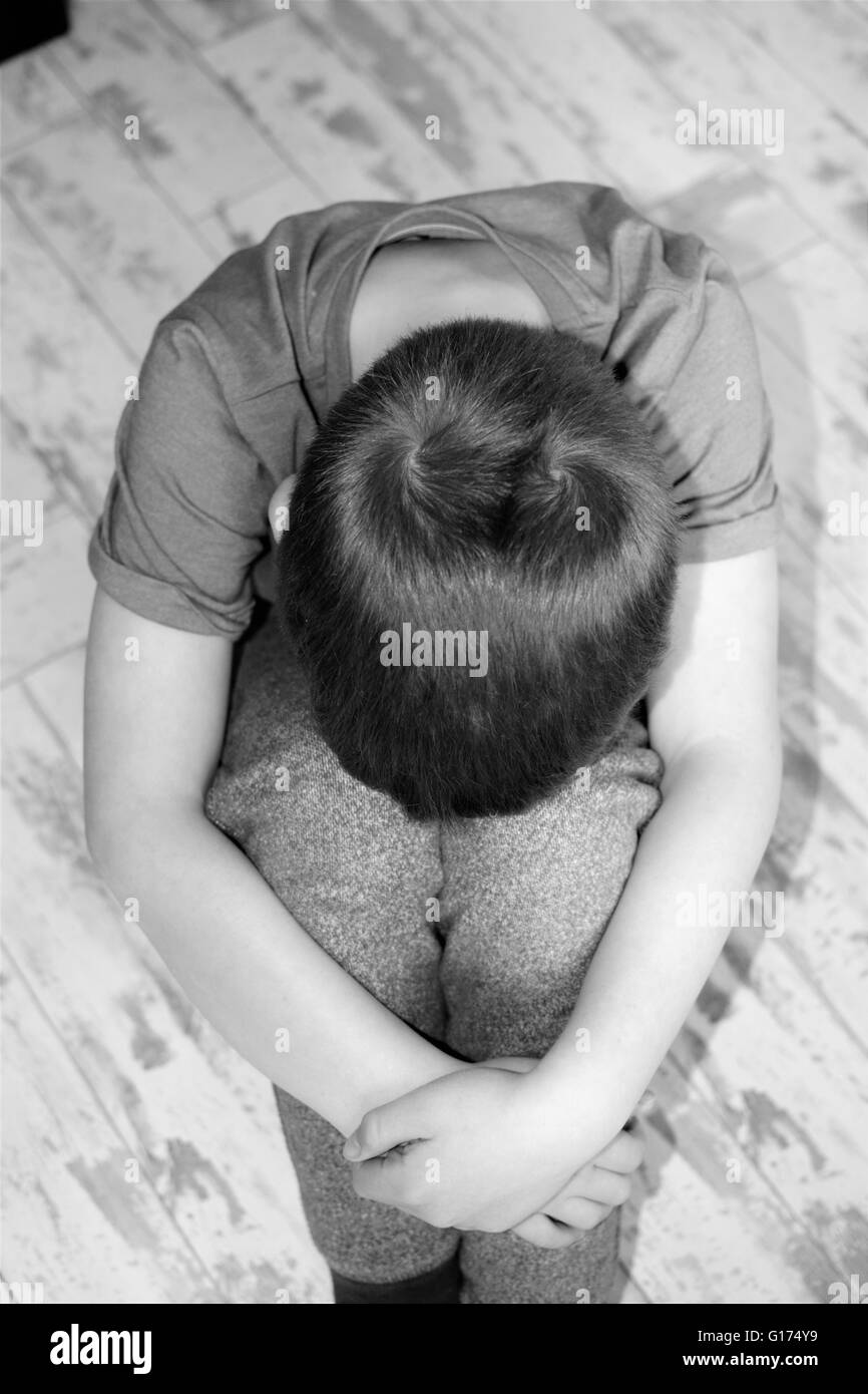 Very Sad Child Stock Photo Alamy