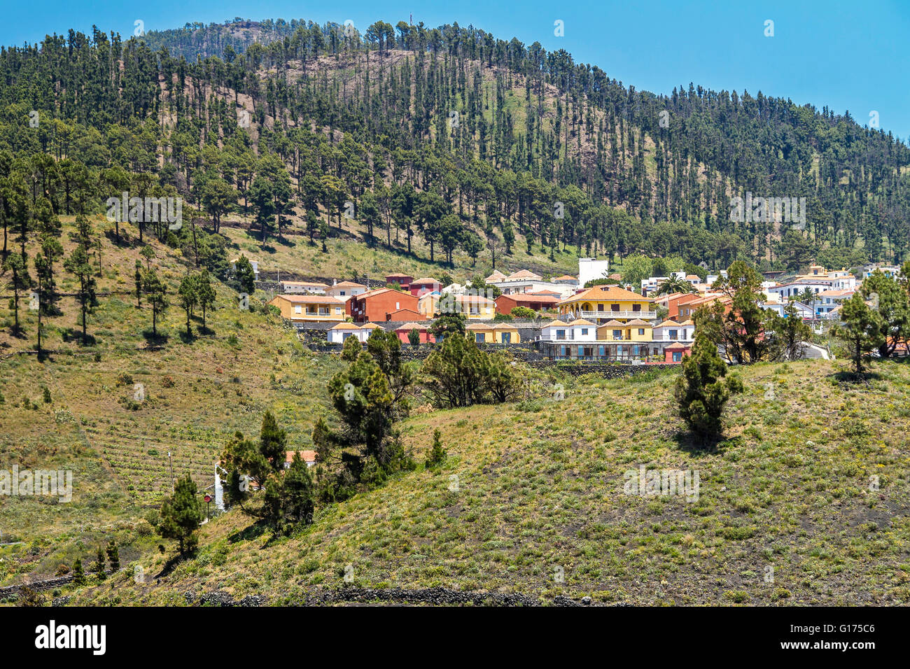 Village Of Fuencaliente La Palma Canary Islands Stock Photo