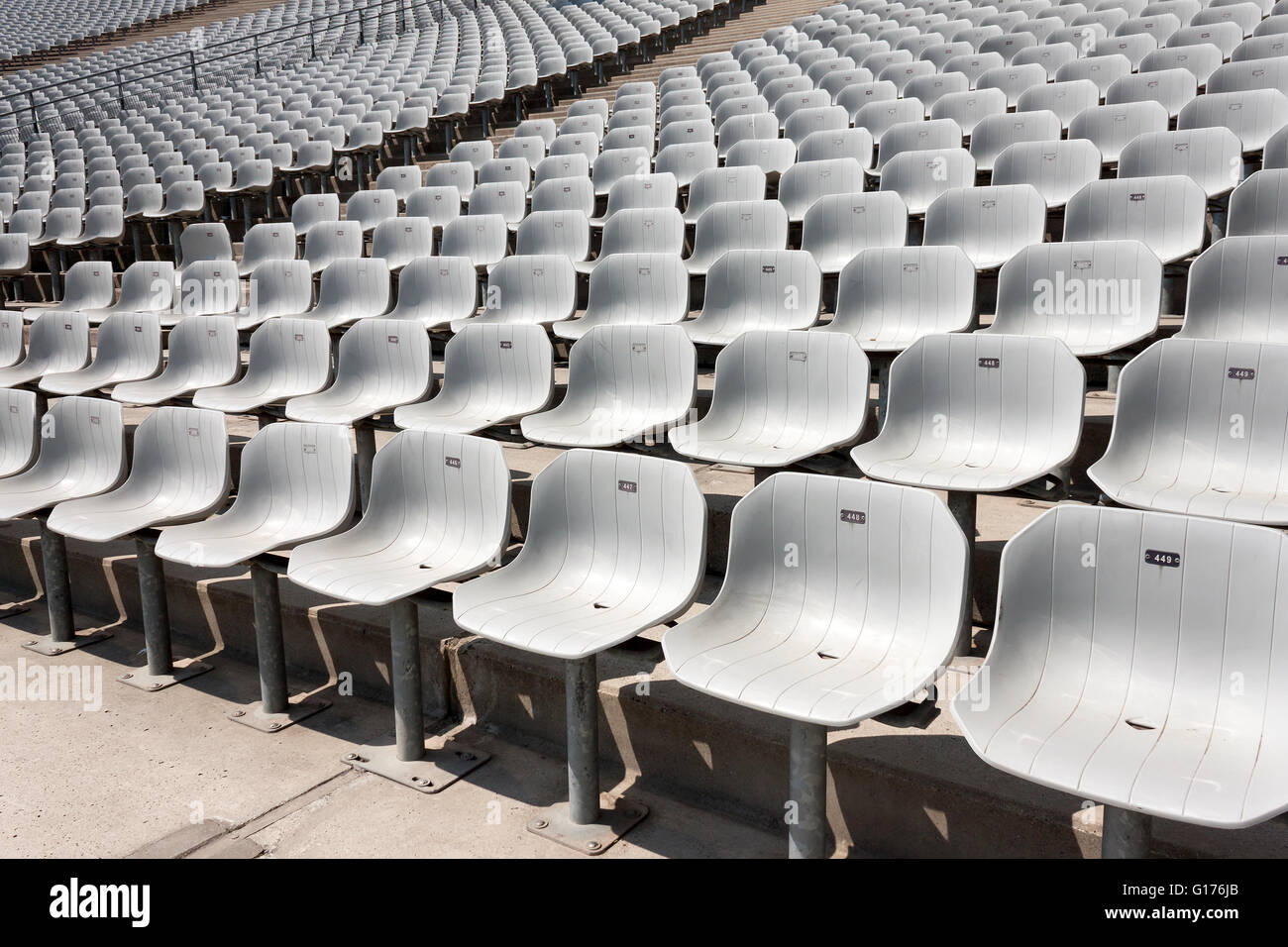 Football stadium seats hires stock photography and images Alamy