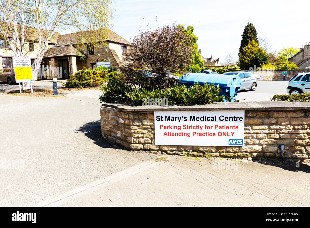 St Mary's medical centre Stamford town Lincolnshire UK doctors building