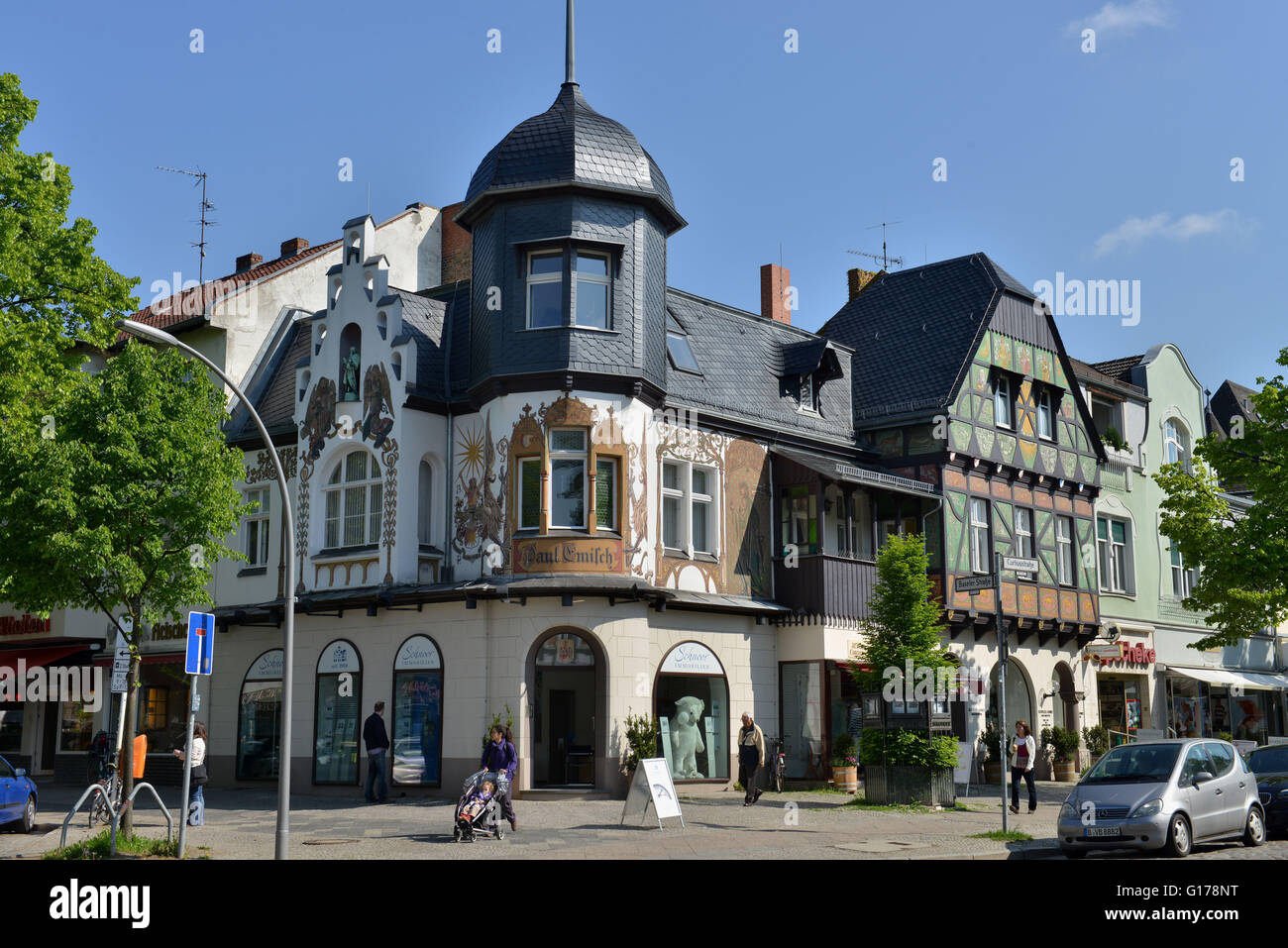 EmischHaus, Curtiusstrasse, Lichterfelde, Berlin, Deutschland Stock
