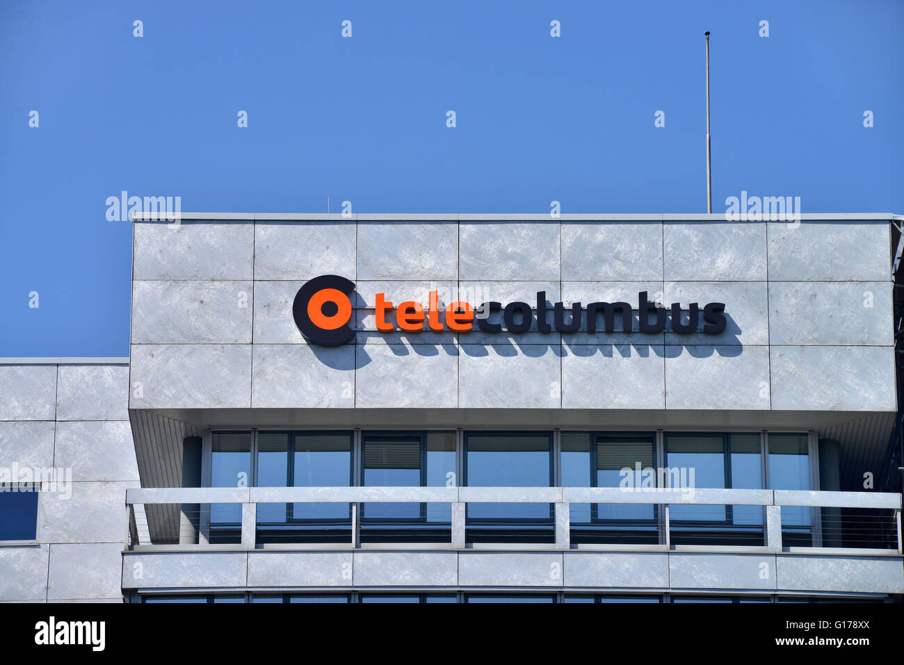 Tele Columbus, Hochhaus, Ernst-Reuter-Platz, Charlottenburg, Berlin, Deutschland Stock Photo