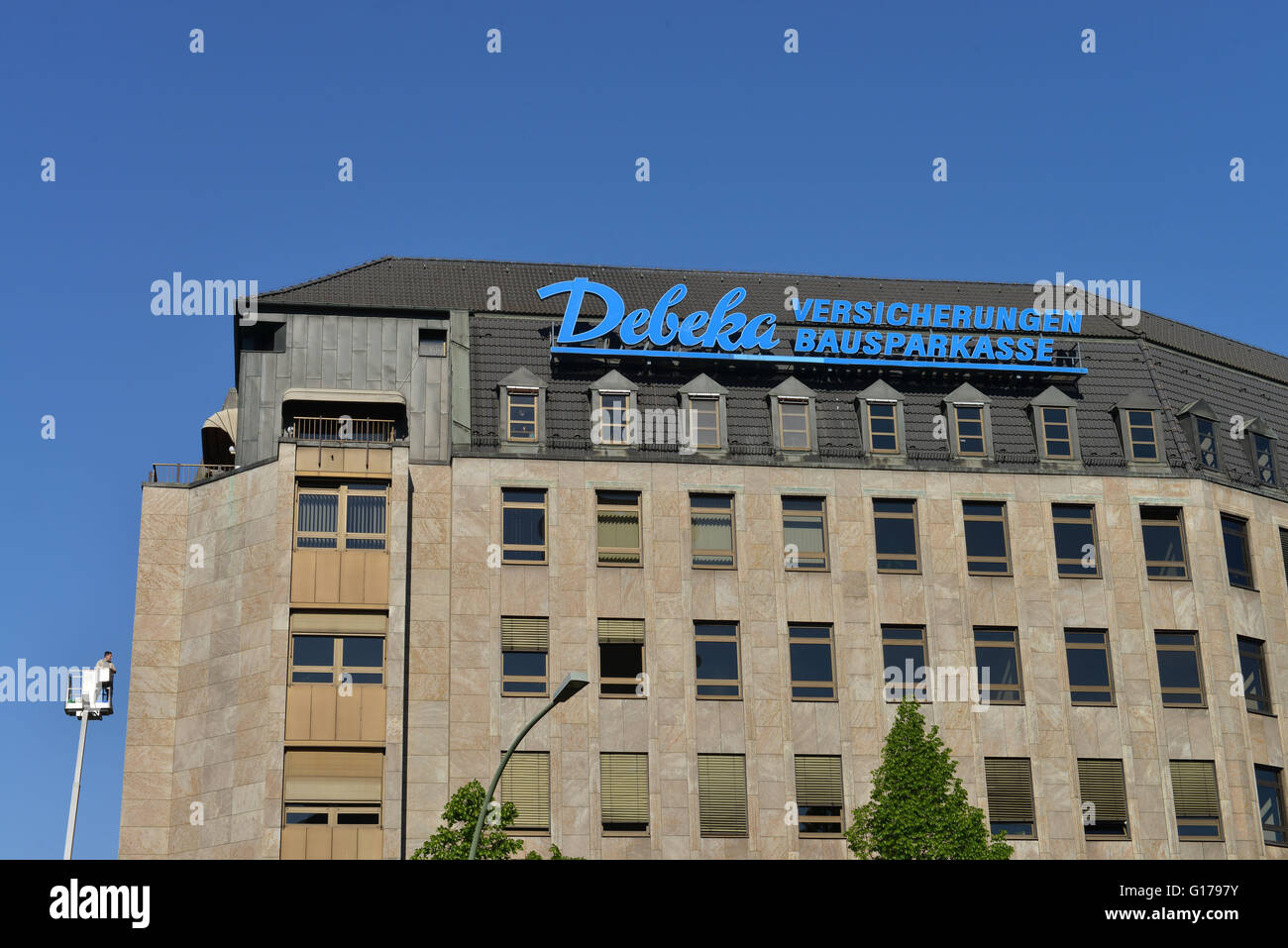 Werbung Debeka Versicherungen Dominicusstrasse Schoeneberg Stock Photo Alamy