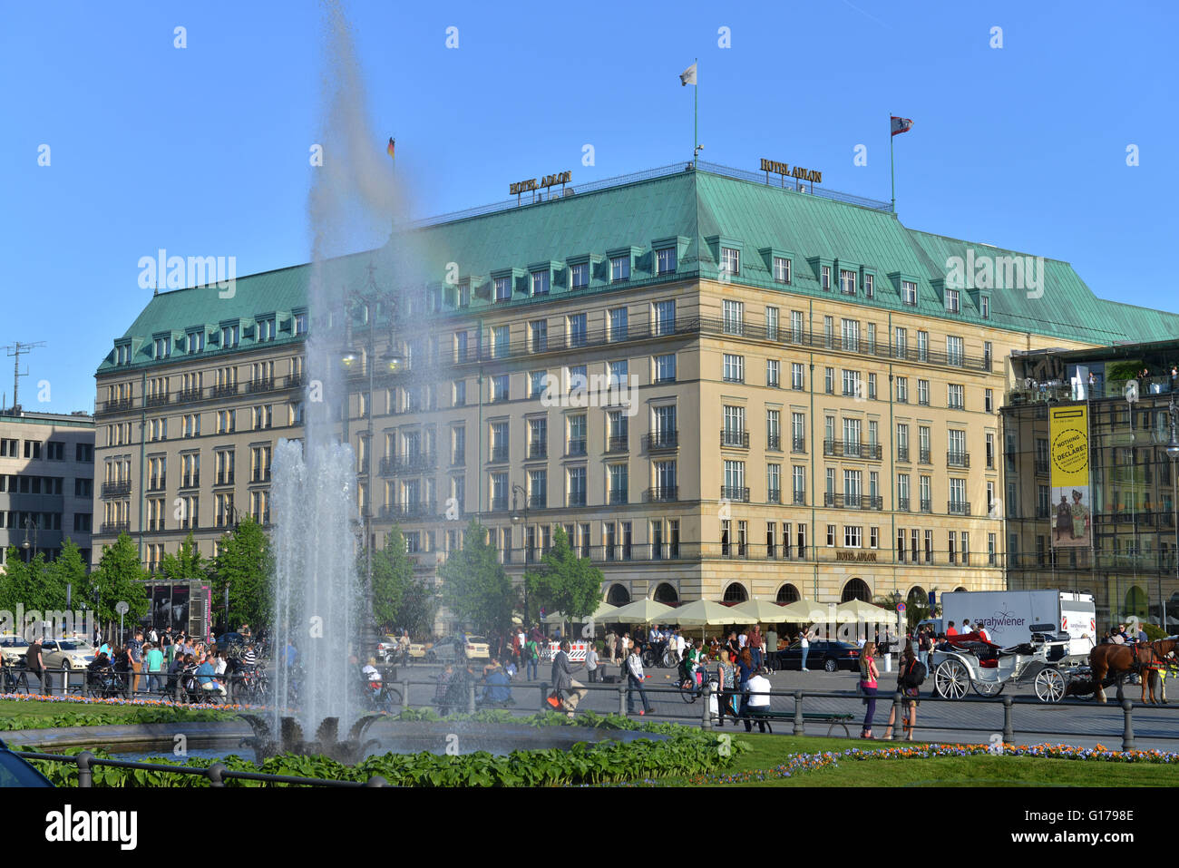 Hotel Adlon, Pariser Platz, Mitte, Berlin, Deutschland Stock Photo