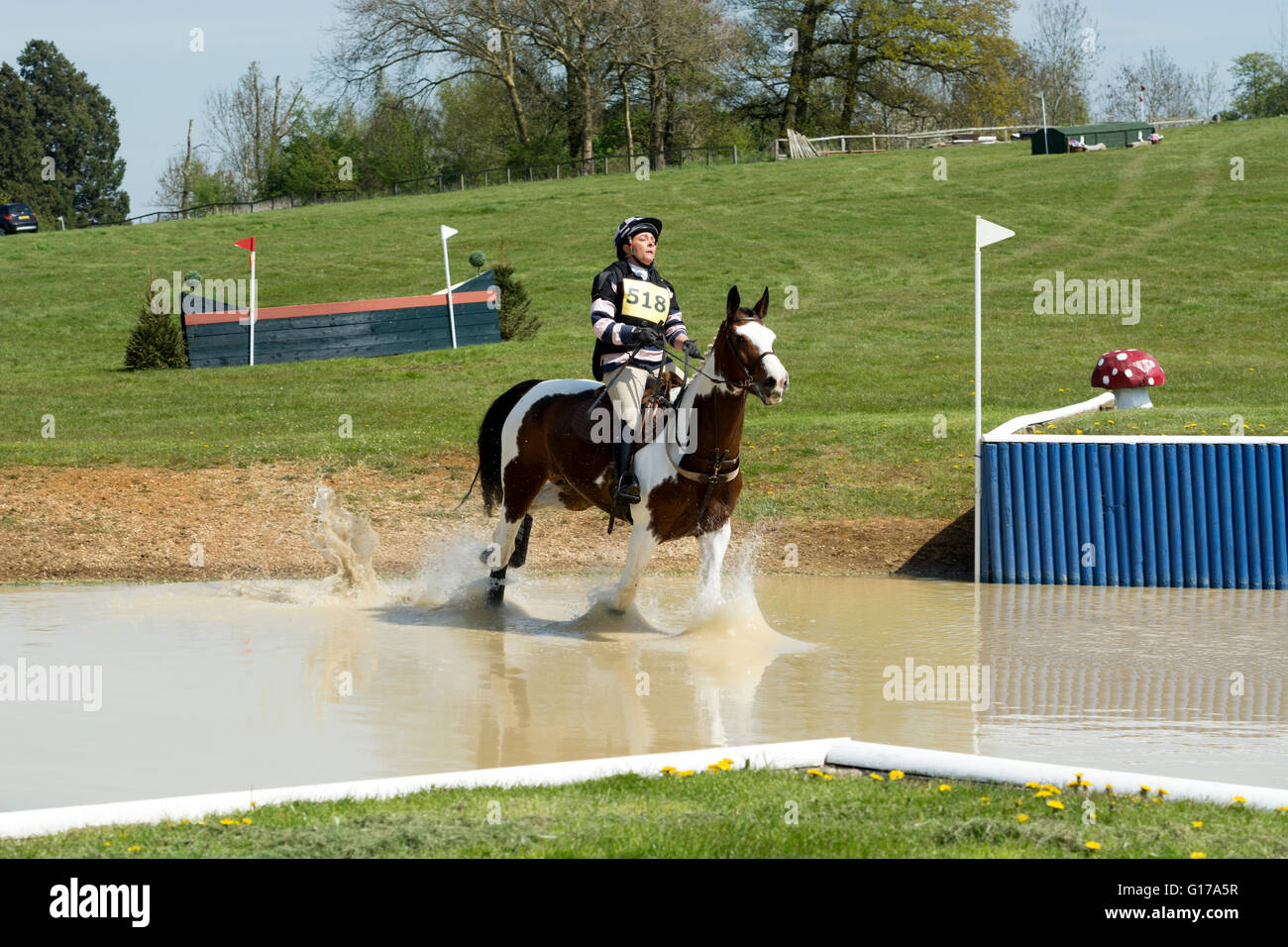 British Eventing Horse Trials, Moreton Morrell, Warwickshire, UK Stock