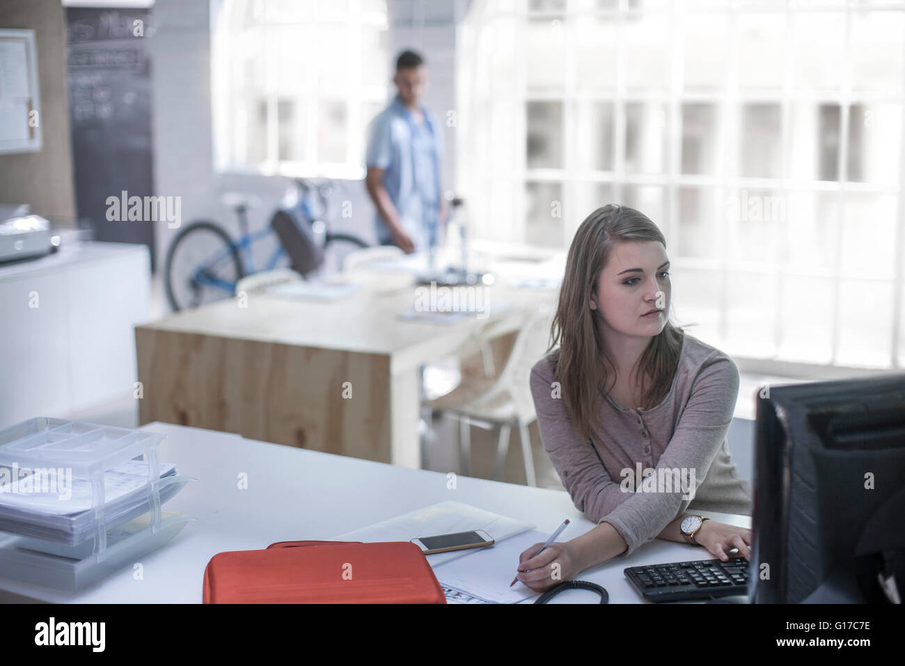 Loft office hi-res stock photography and images - Alamy