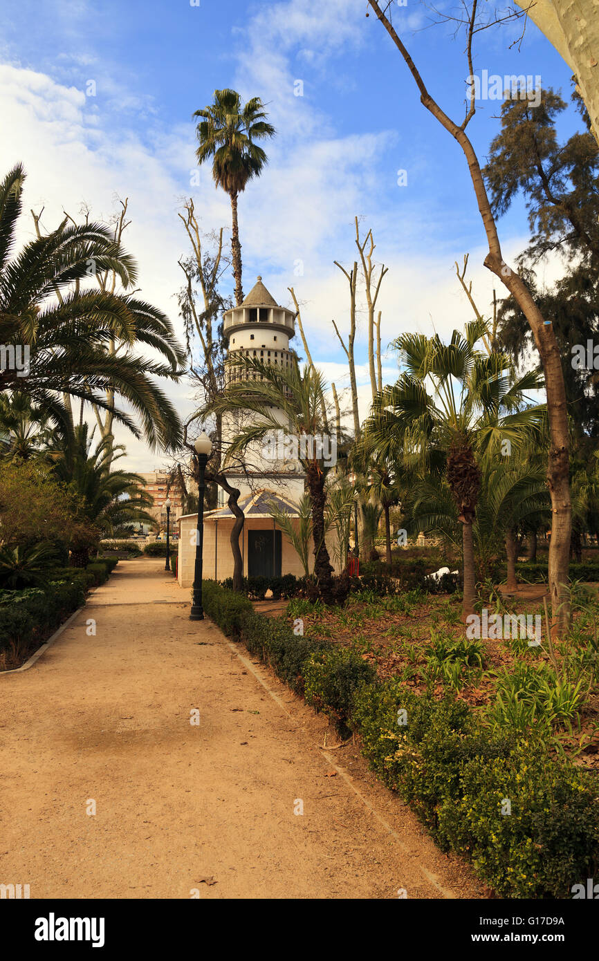 Parque Ribalta La Pérgola in Parque Ribalta in Castellon de la Plana, Spain Stock ...