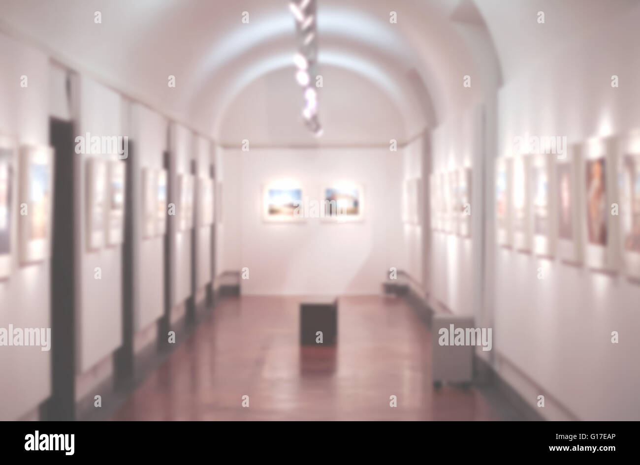 Blurred Art Gallery Background Stock Photo 104041806 Alamy