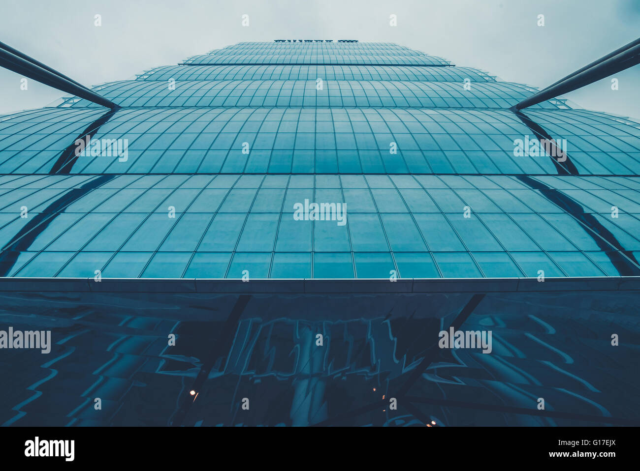 Isozaki tower in Milan and sky Stock Photo - Alamy