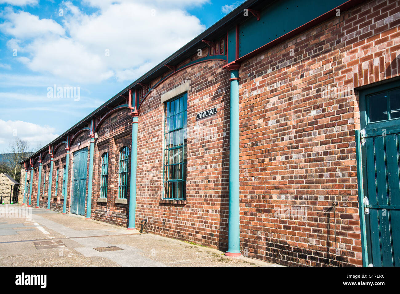 old storage warehouses coal site Barnsley Ray Boswell Stock Photo Alamy
