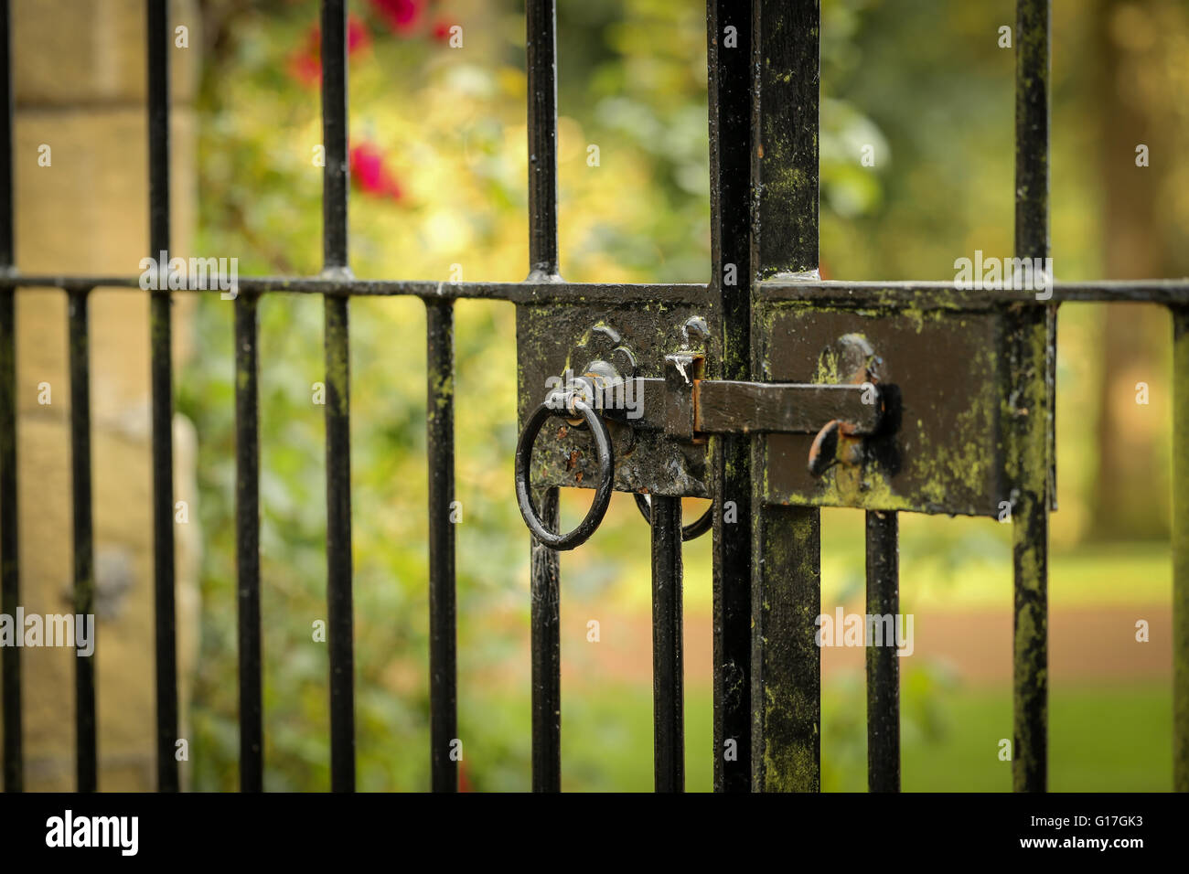 Old metal gate hi-res stock photography and images - Alamy
