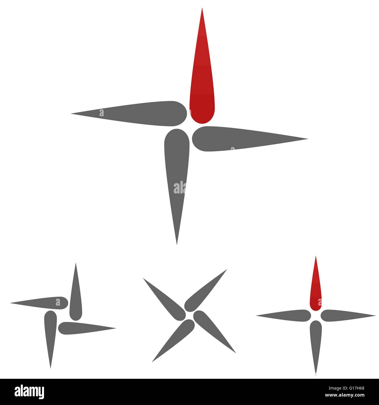 Abstract logo vector design set Stock Vector Image & Art - Alamy