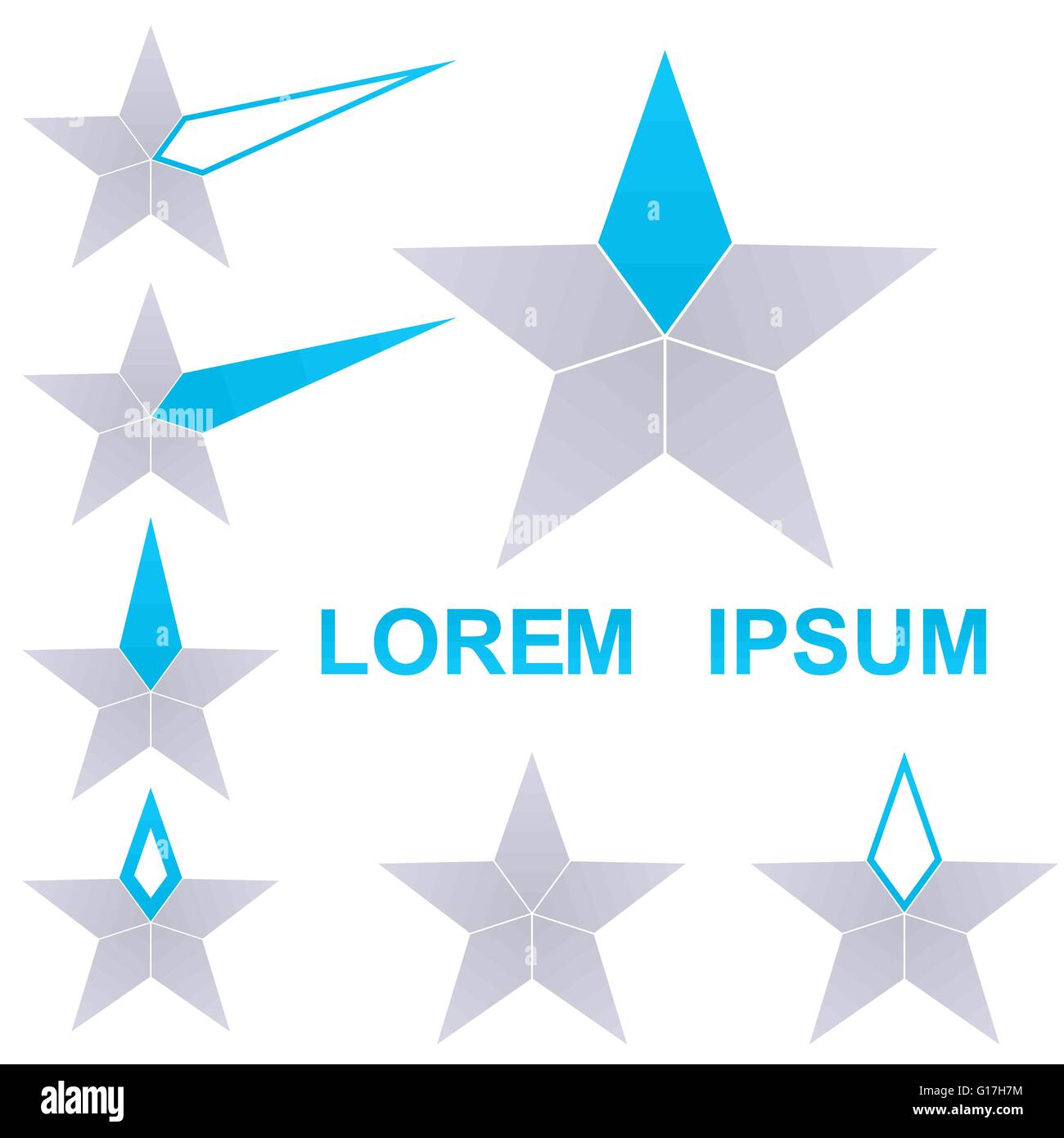 Star logo vector design set Stock Vector Image & Art - Alamy