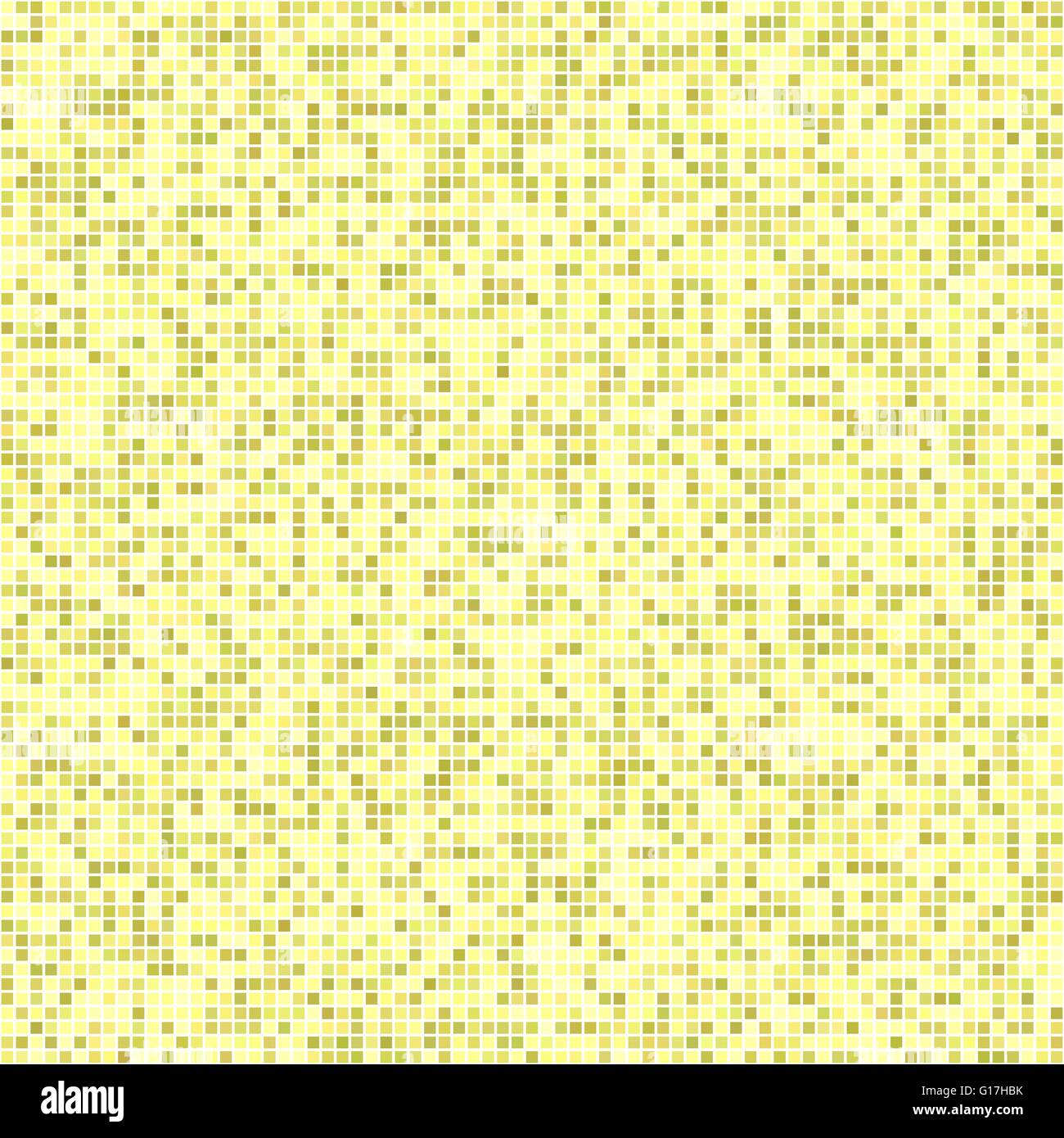 Yellow abstract square mosaic background design Stock Vector Image ...