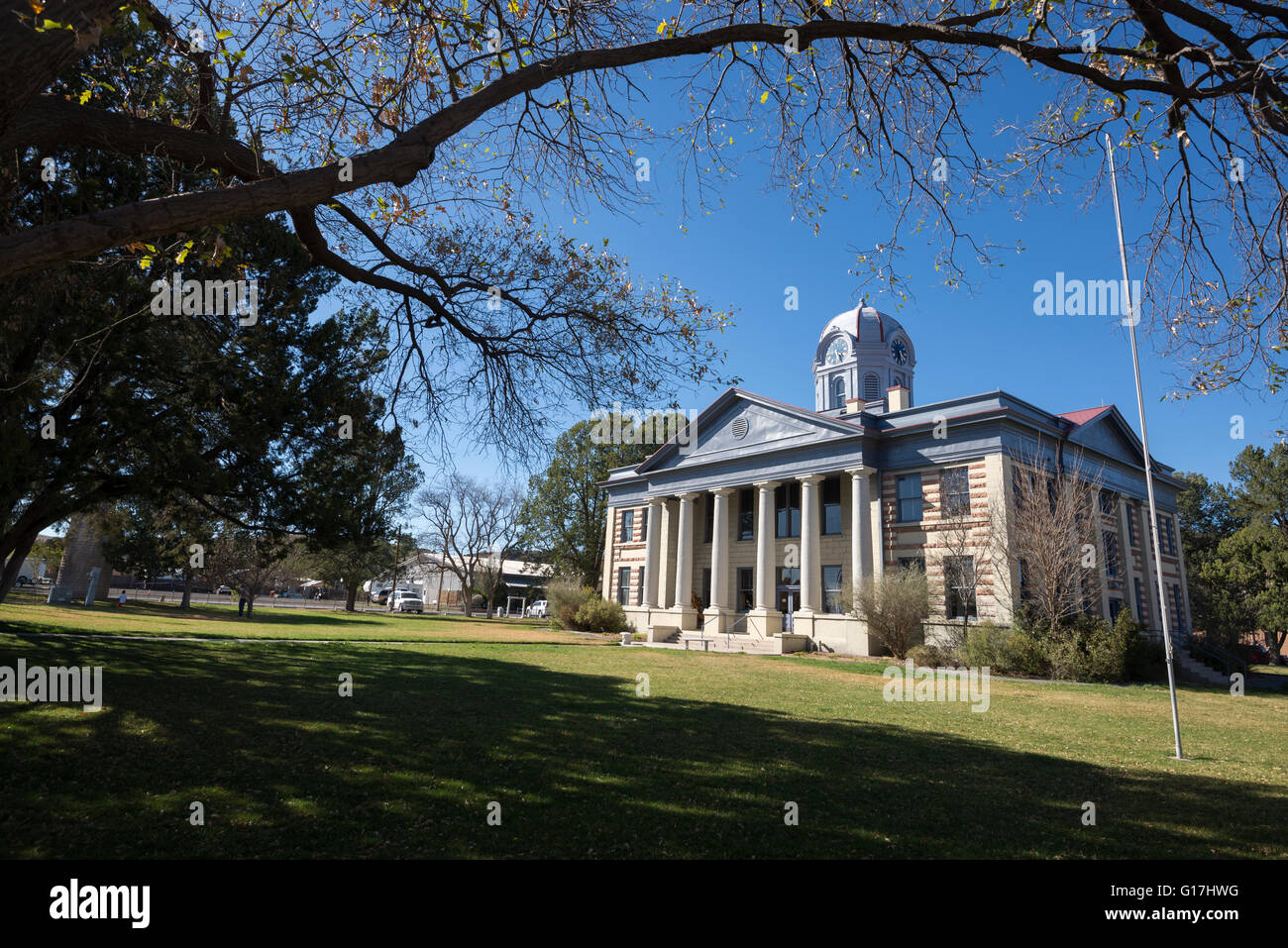 Jeff Davis County Courthouse in Fort Davis, Texas Stock Photo Alamy