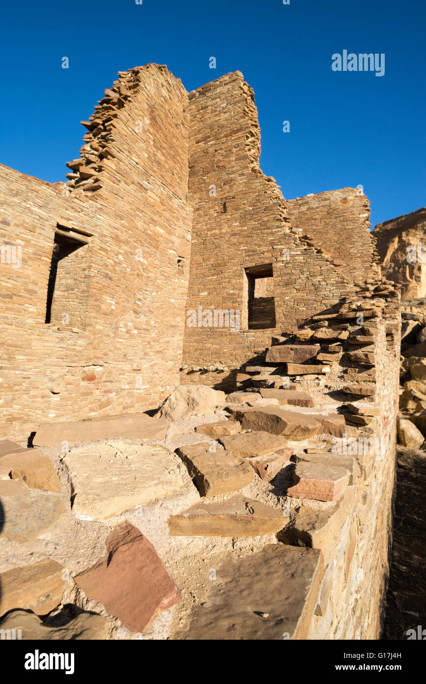 Pueblo Bonito, Chaco Culture National Historical Park, New Mexico. Stock Photo