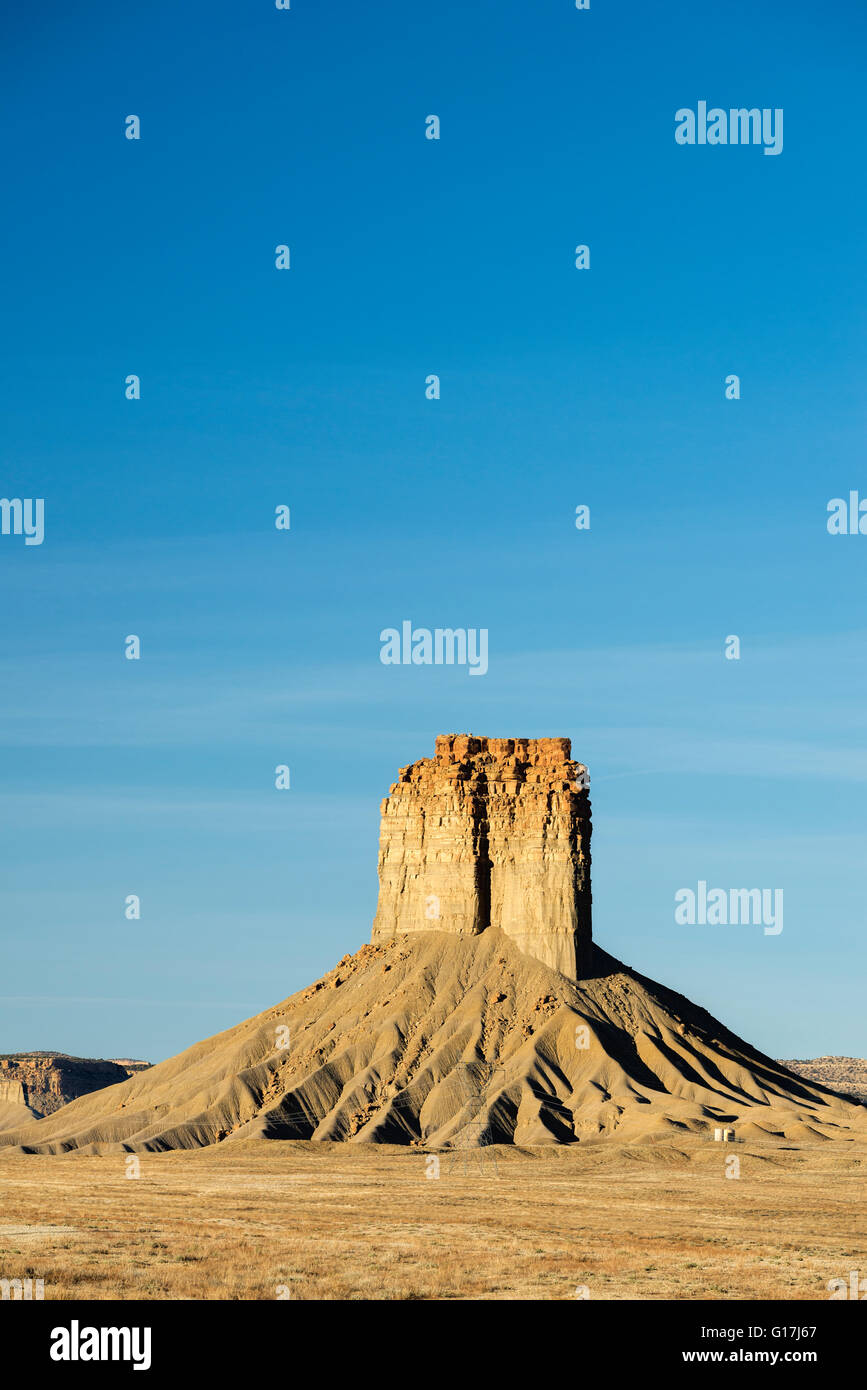 Chimney Rock in Southwest Colorado. Stock Photo
