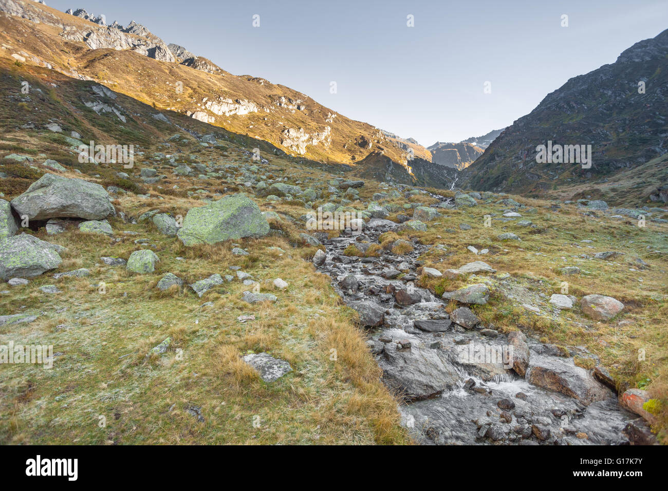 trekking in the Italian Alps Stock Photo - Alamy