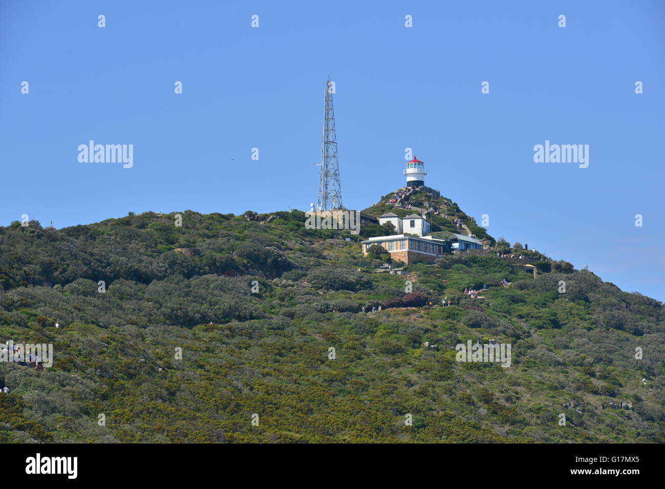 Cape point in the southeast corner of the Cape Peninsula Stock Photo