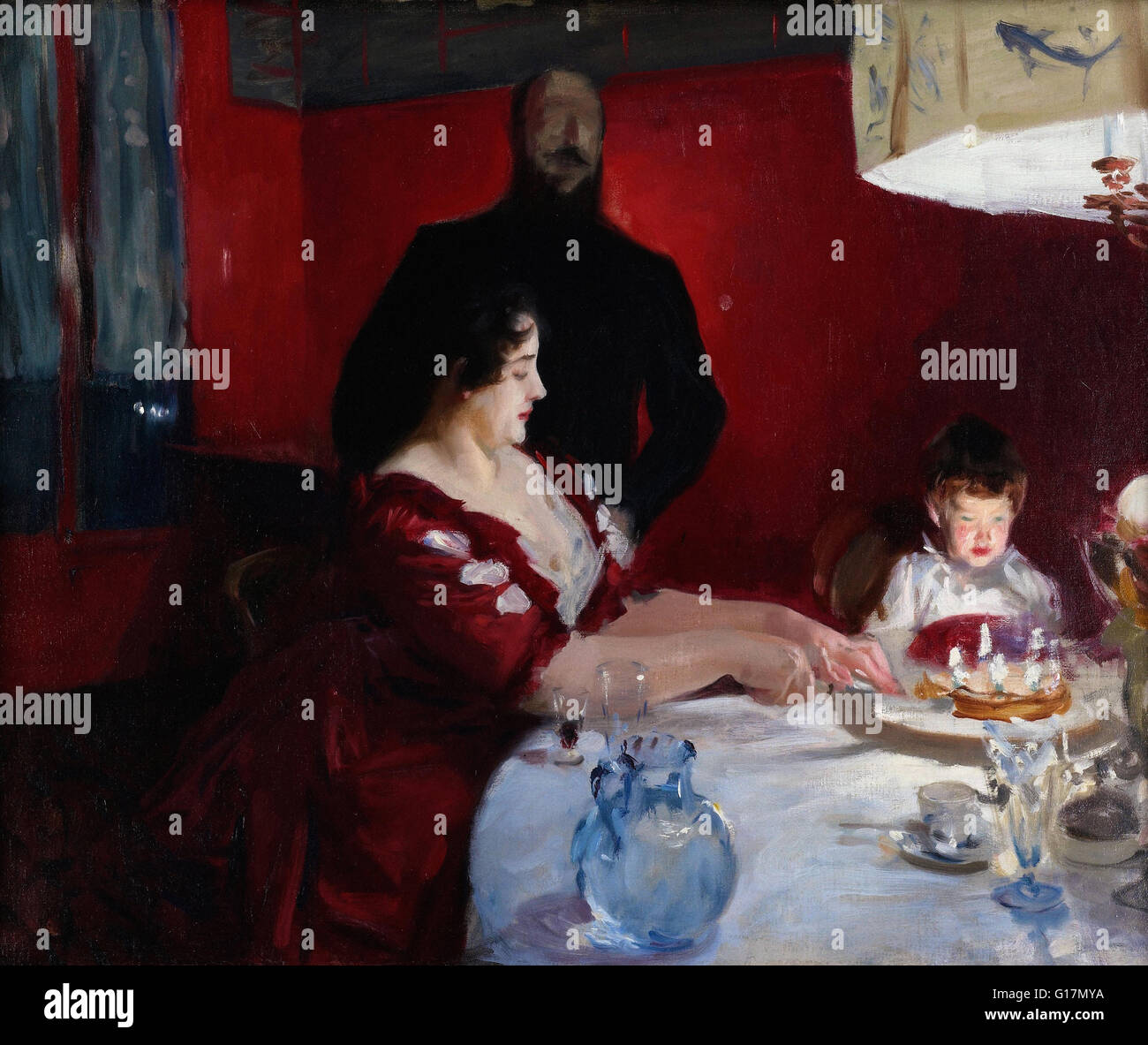 John Singer Sargent - The Birthday Party - Minneapolis Institute of Art Stock Photo