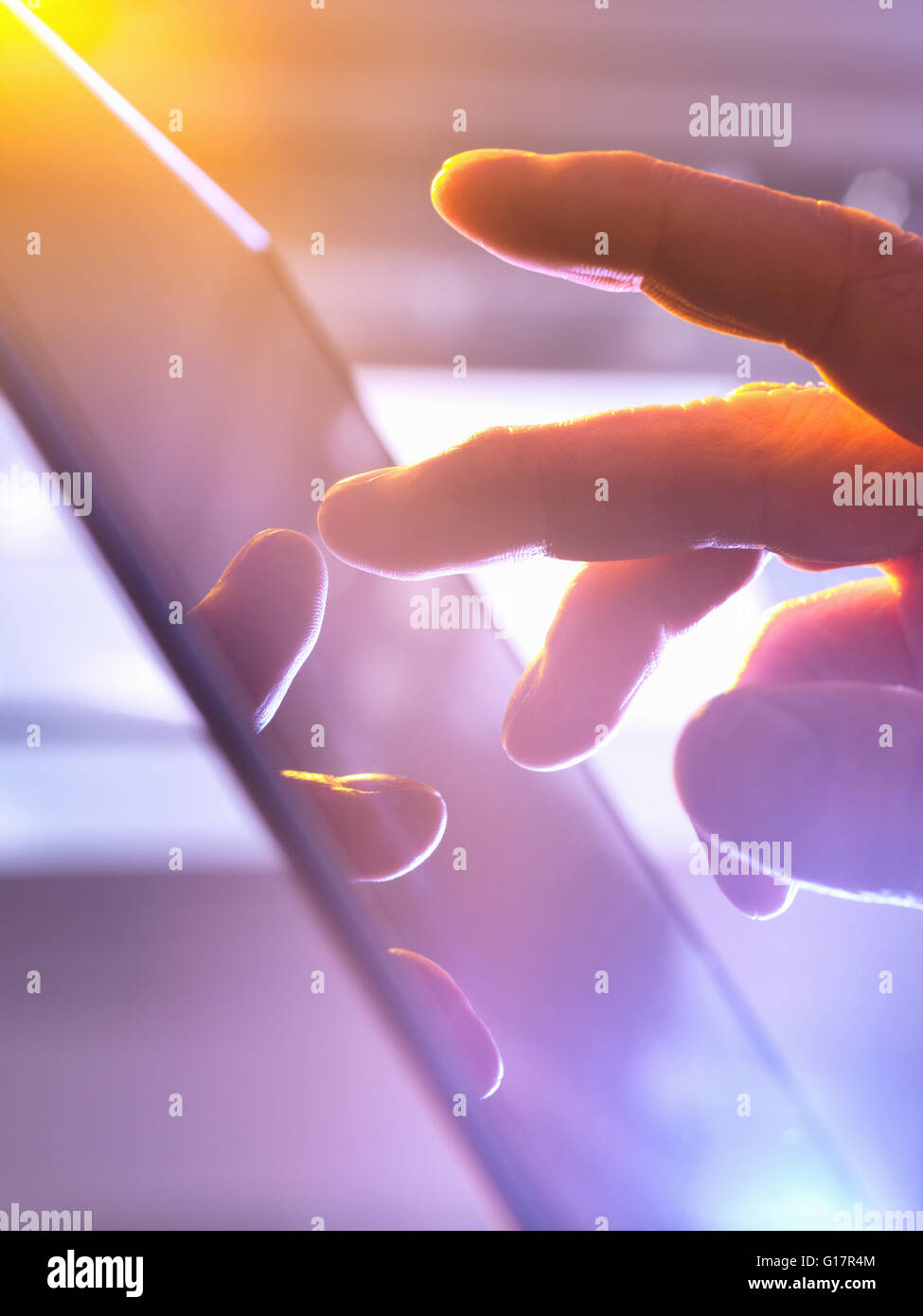 Touchscreen device hires stock photography and images Alamy