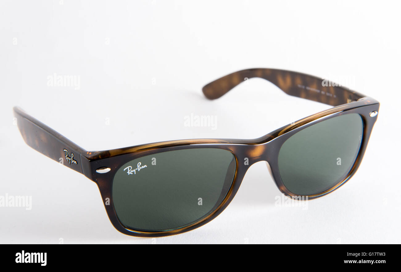 Ray Ban Wayfarer Sunglasses Stock Photo