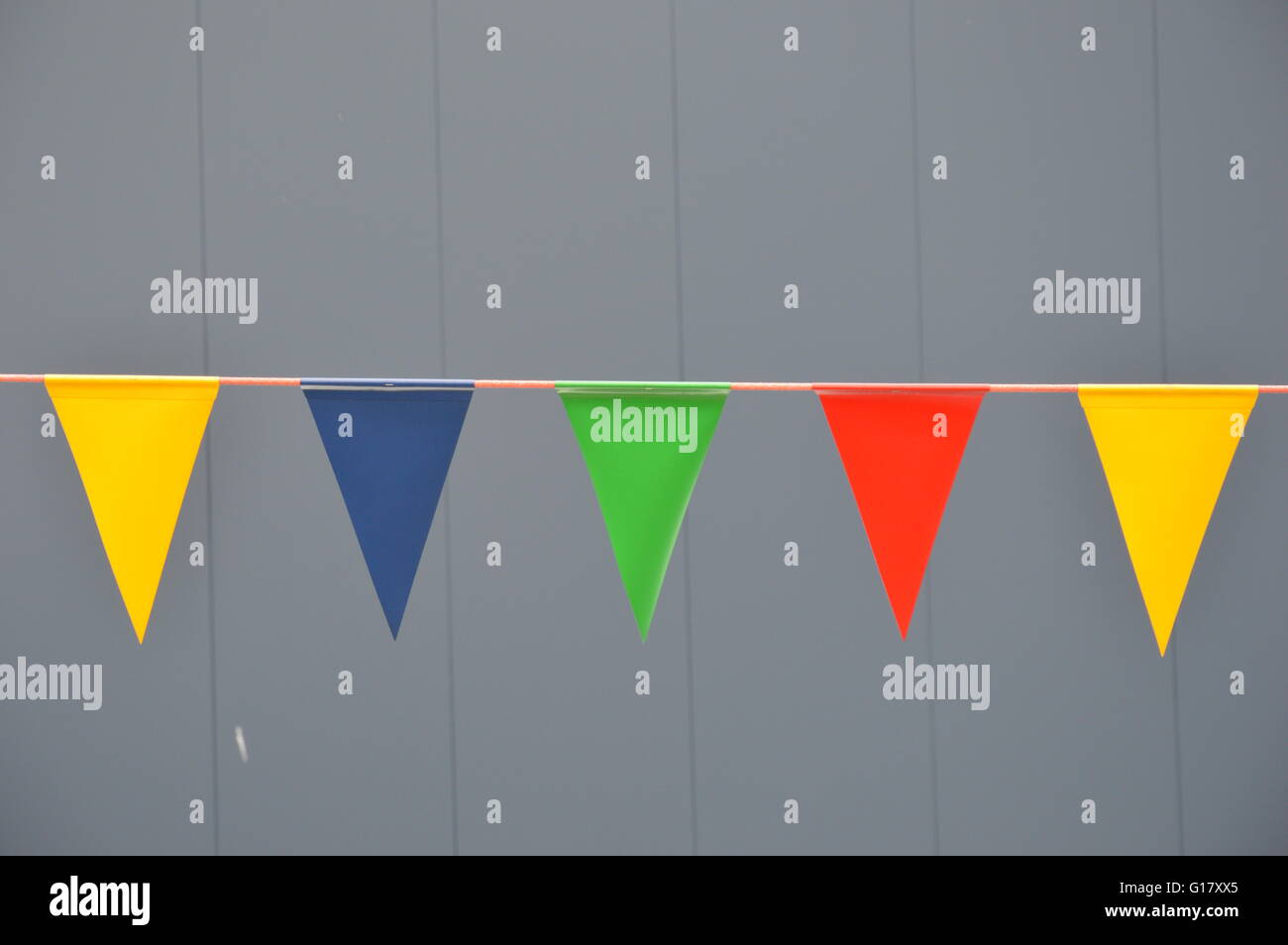 Triangular flags hi-res stock photography and images - Alamy