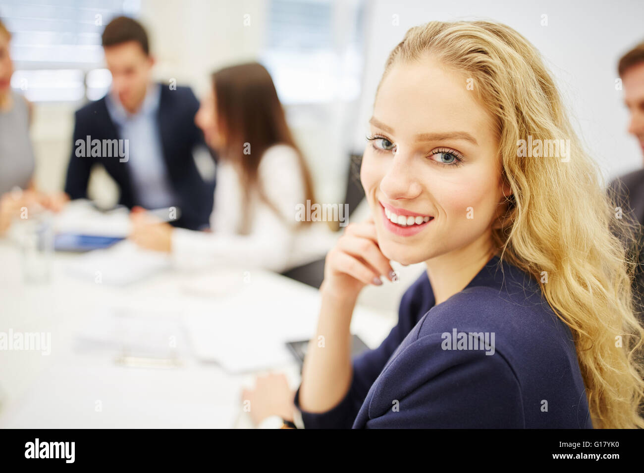 Content smiles hi-res stock photography and images - Alamy