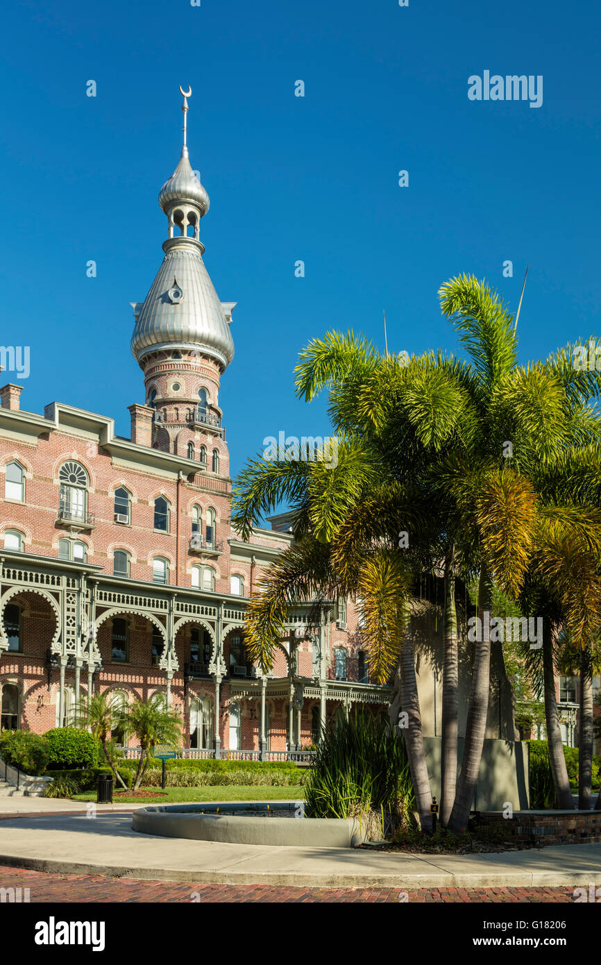 Henry B. Plant Museum - originally, the Tampa Bay Hotel (b. 1891) on the campus of University of Tampa, Tampa, Florida, USA Stock Photo