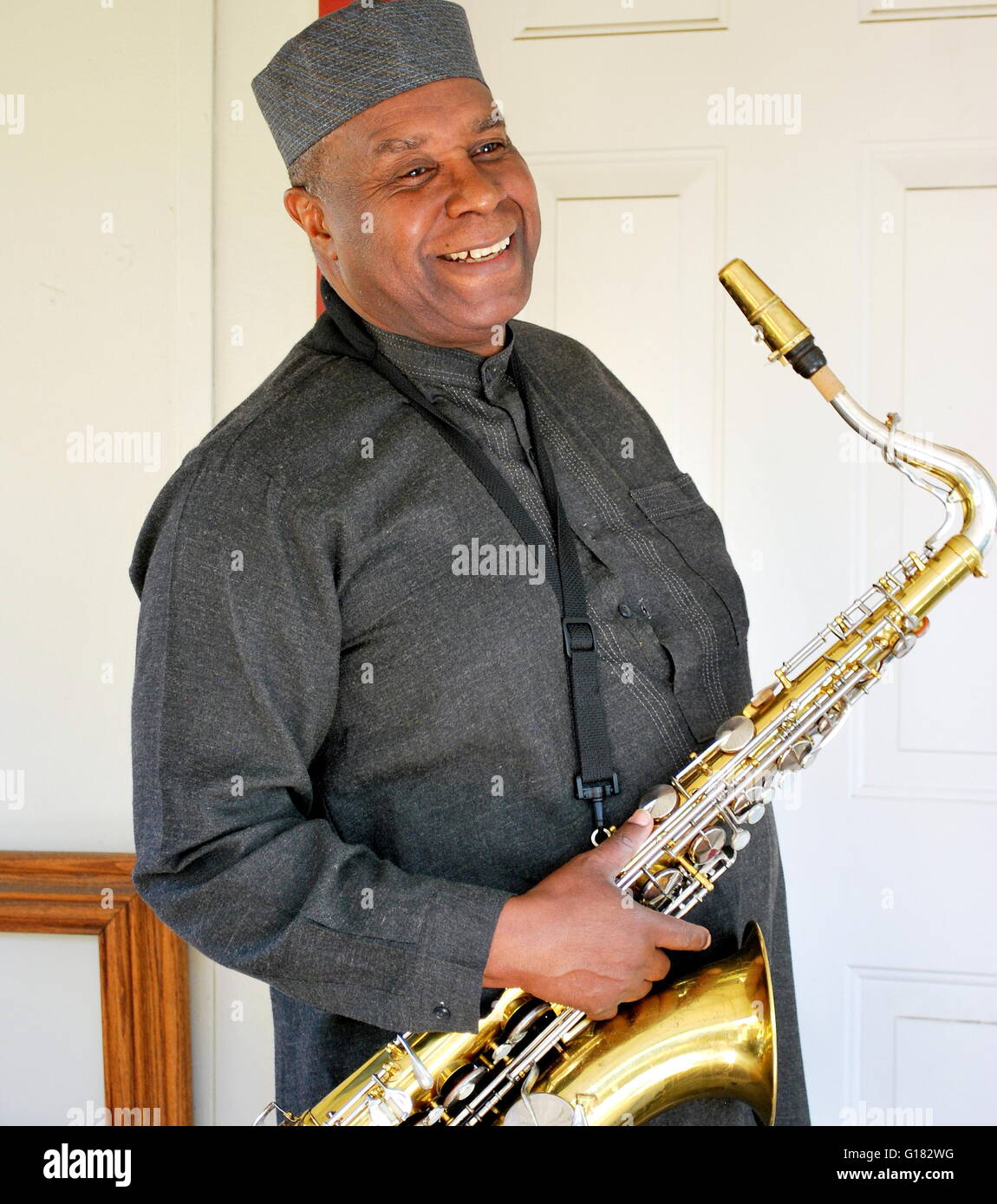 Jazz musician expressions Stock Photo Alamy