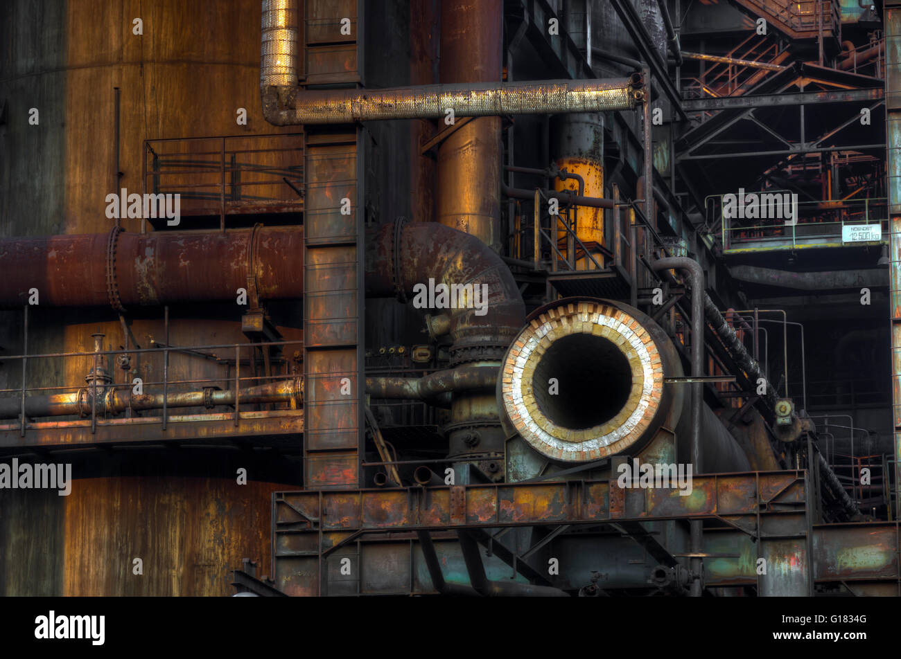 Coking plant, blast furnaces and the other technological facilities of