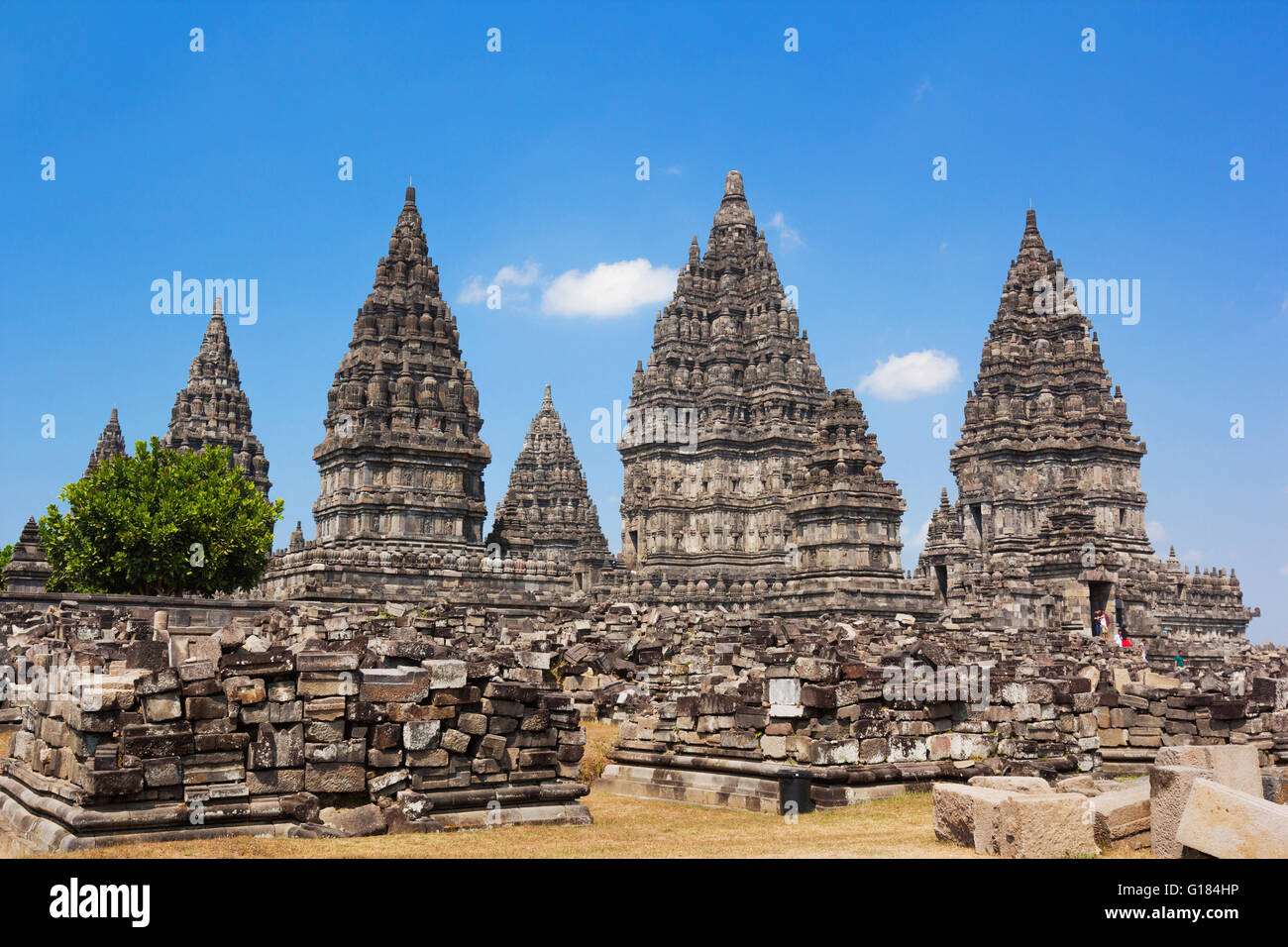 Prambanan temple near Yogyakarta on Java island, Indonesia Stock Photo ...