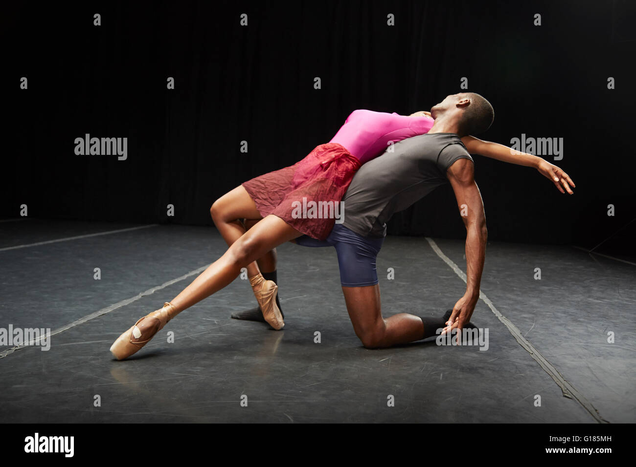 Young Women Practise Ballet In A Rehearsal Room Stock Photo, Picture and  Royalty Free Image. Image 20740336.