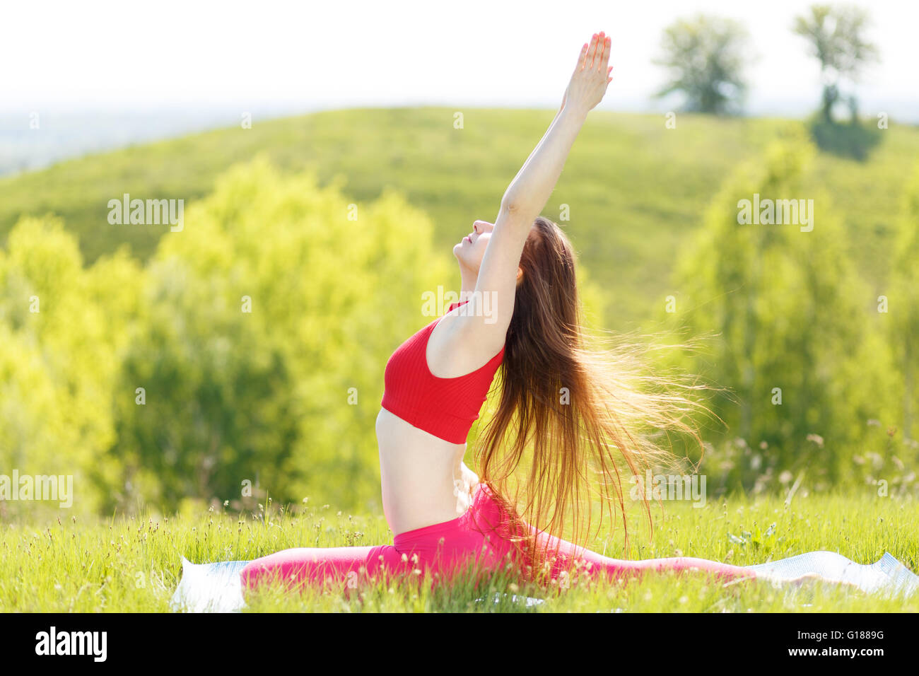 Outdoor Yoga Practice Image & Photo (Free Trial) | Bigstock