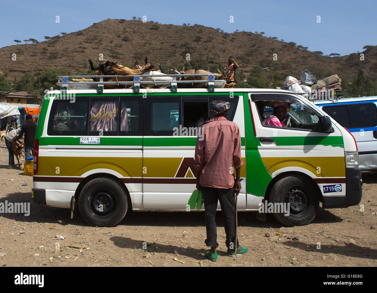 Goat Bus Bus animal roof hi-res stock photography and images - Alamy