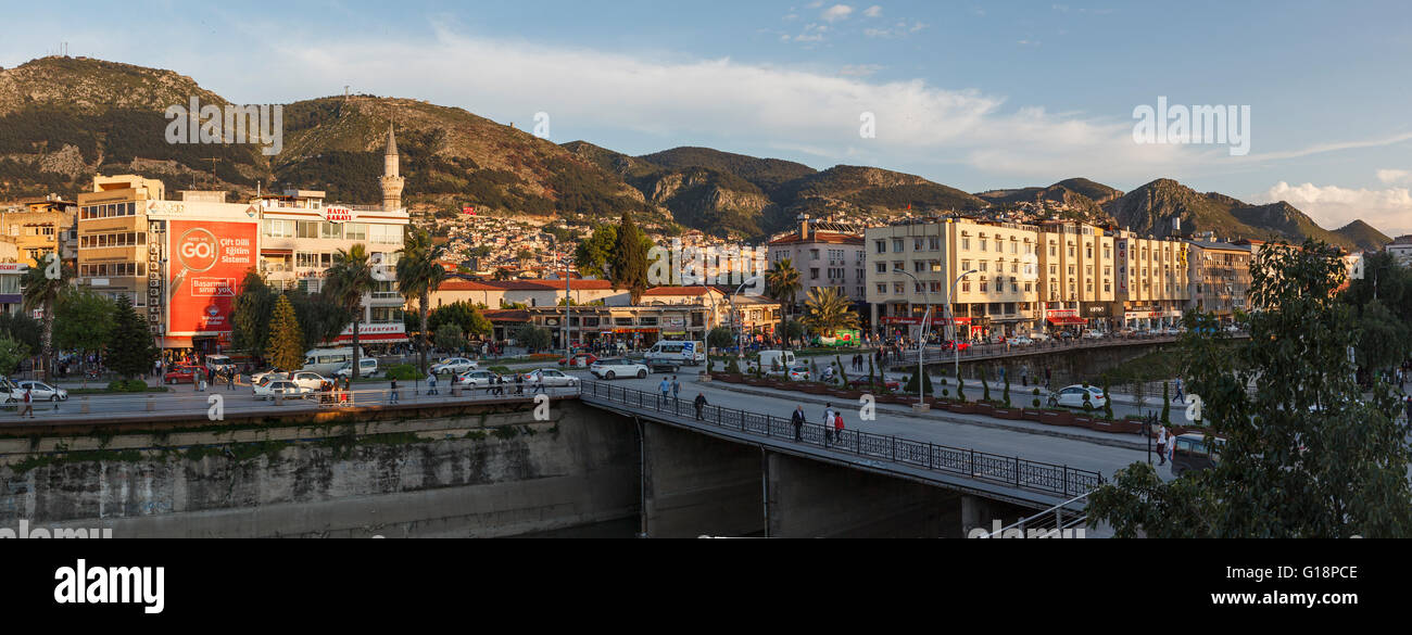 Hatay, Turkey - April 22, 2016 : Anakya city center. Hatay, Turkey Stock Photo