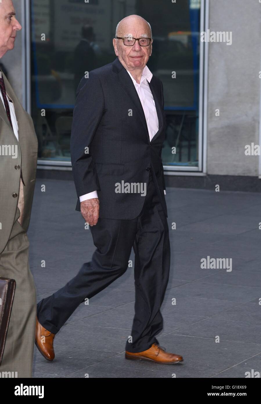 New York, NY, USA. 11th May, 2016. Rupert Murdoch arrives at his offices out and about for Celebrity Candids - WED, New York, NY May 11, 2016. Credit:  Derek Storm/Everett Collection/Alamy Live News Stock Photo
