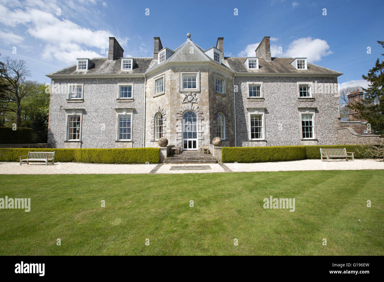 34 year old Oliver Wallop, Viscount Lymington, at Farleigh House Stock