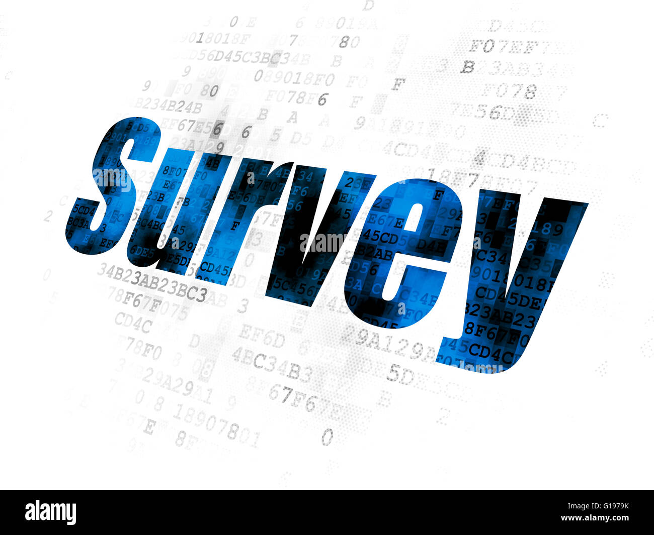 Science concept: Survey on Digital background Stock Photo - Alamy