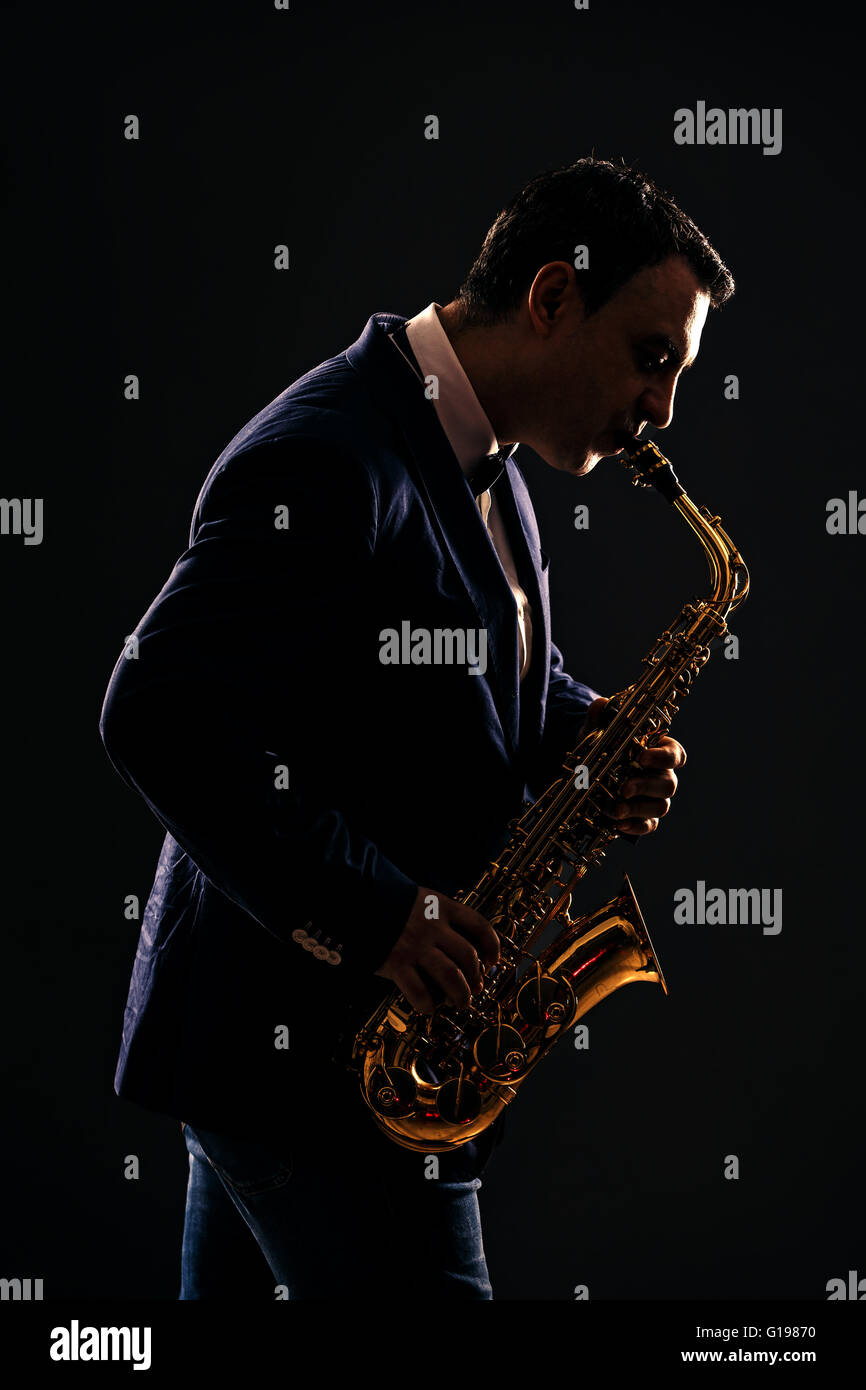 Black saxophone players hires stock photography and images Alamy