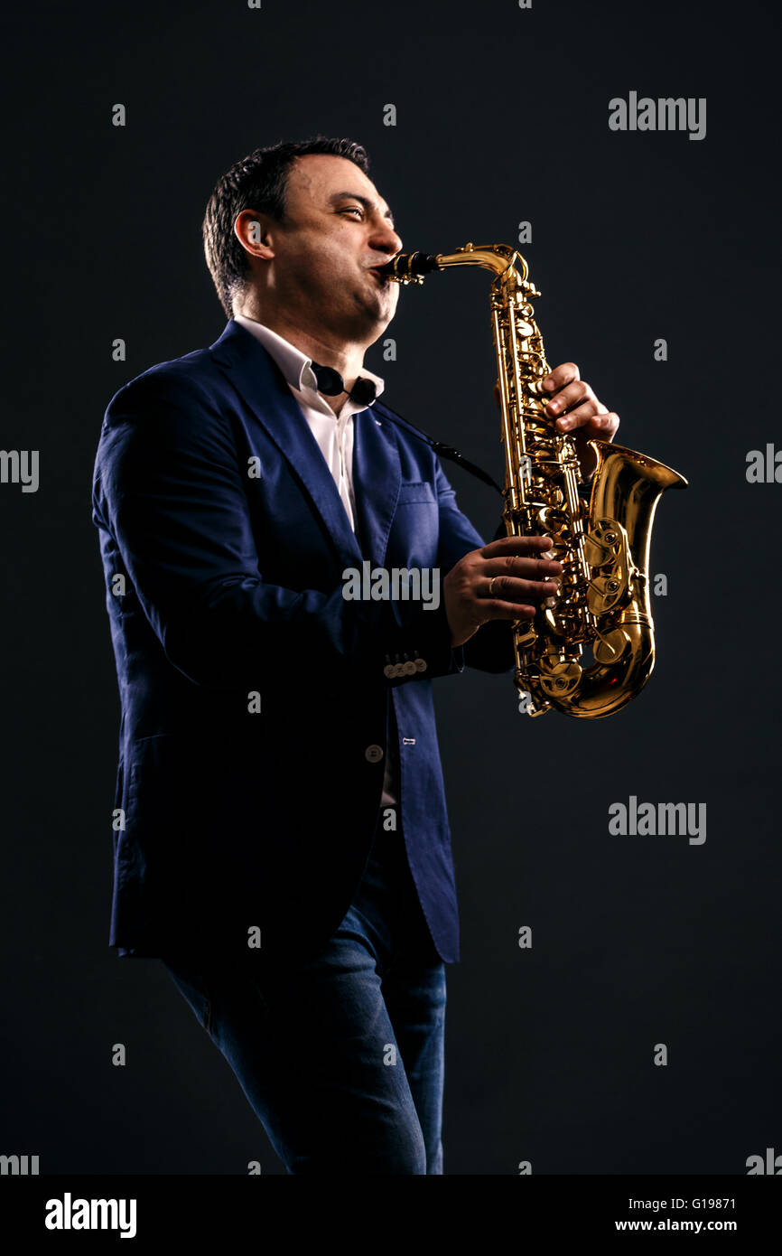 Black saxophone players hires stock photography and images Alamy