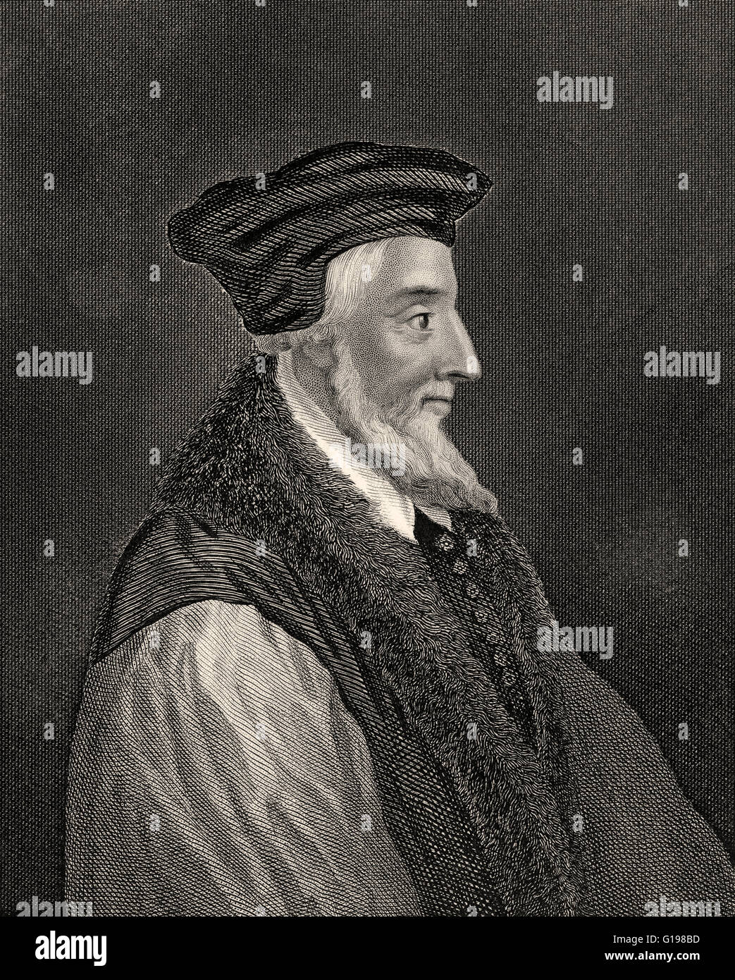 Hugh Latimer, c. 1487-1555, Bishop of Worcester Stock Photo