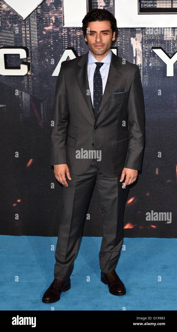 London.UK. Oscar Isaac at the X -Men Apocalypse premiere, BFI Imax. 9th ...