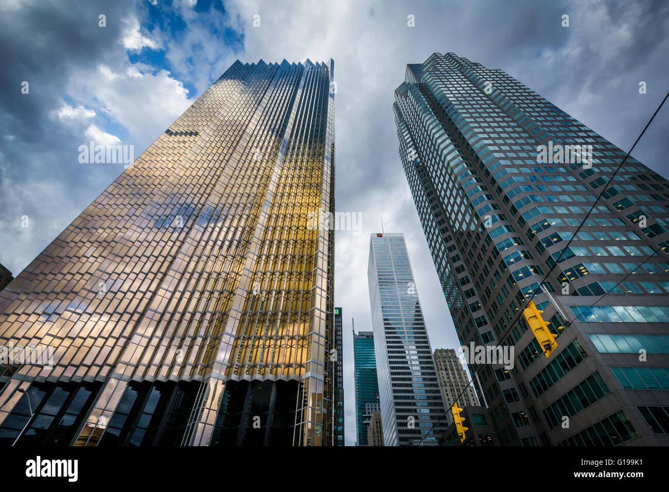 Modern skyscrapers in downtown Toronto, Ontario Stock Photo - Alamy