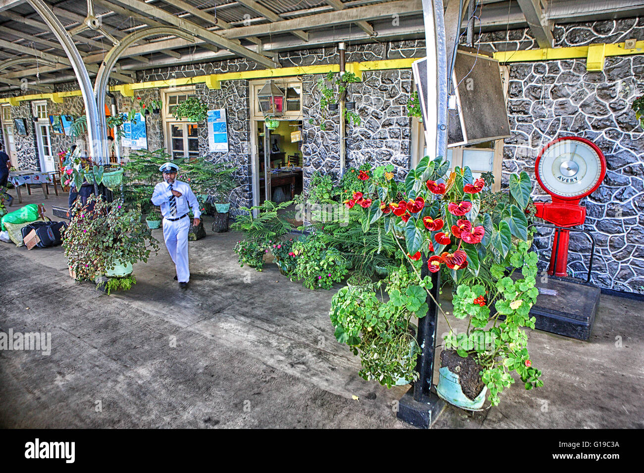 Haputale railway station, Haputale, Uva province, Sri Lanka Stock Photo