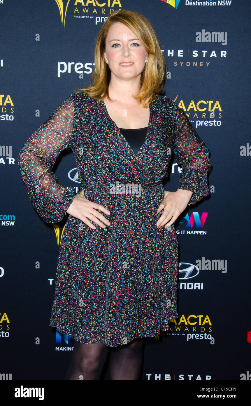 30th November 2015: Vips and celebrities arrive for the 5th AACTA Awards Industry Dinner which took place at The Star in Sydney, Australia. Pictured is Susan Pryor Stock Photo