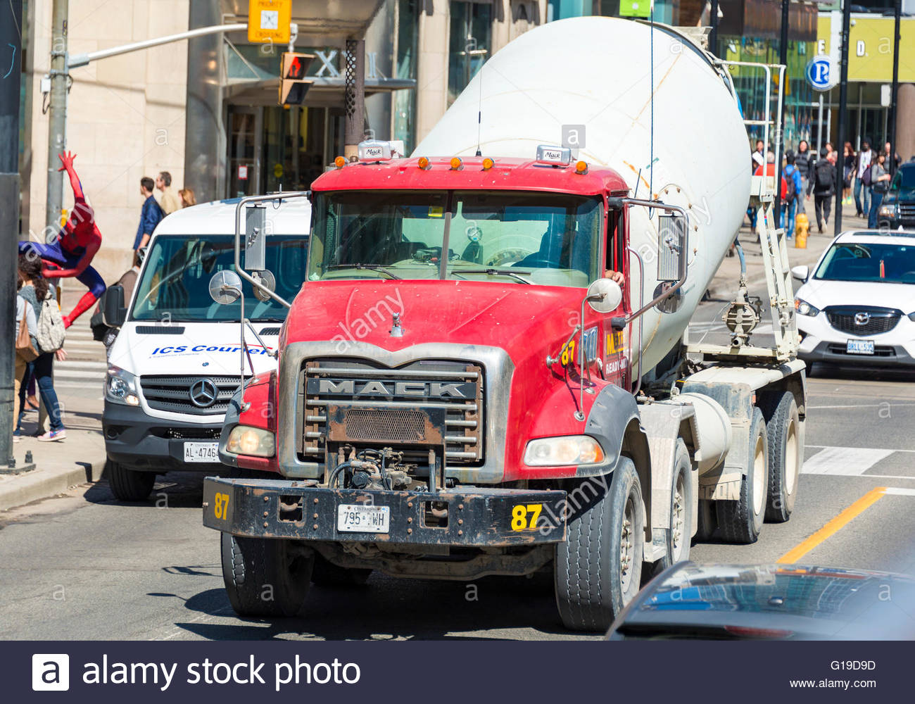 mack cement mixer