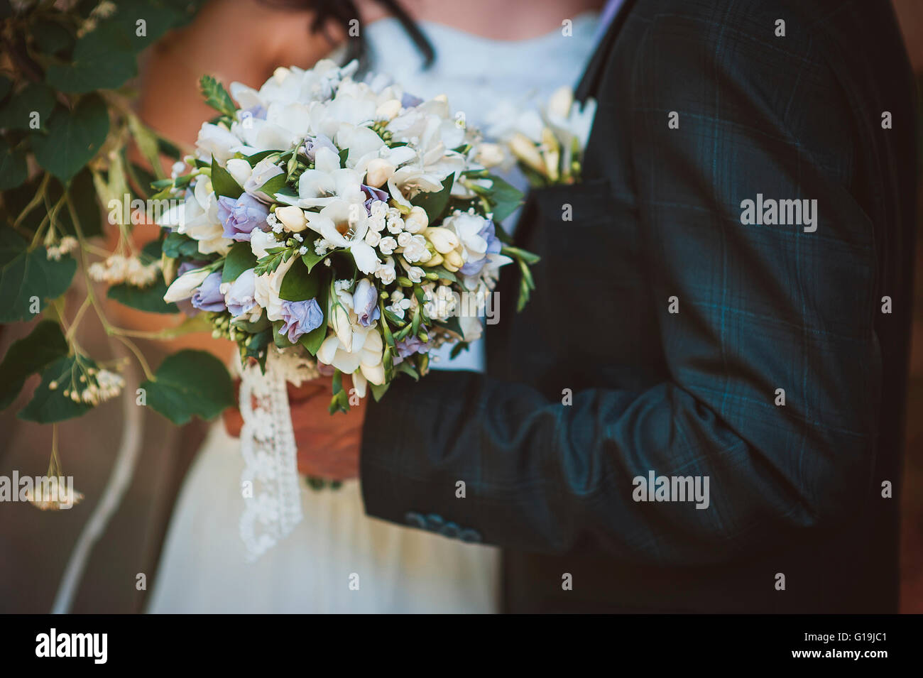 bouquet of wedding flowers Stock Photo